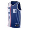 Camiseta Hombre NBA Sacramento Kings Domantas Sabonis 2023-24 Nike City Edition Azul Swingman